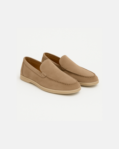 Old Money Classic Men's Clean Suede Loafers